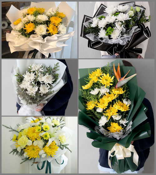 湖北随州市广水市余店镇段河村白事花束代送